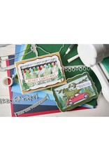 SIZZIX SIZZIX 49 AND MARKET JOURNEY HOME FRAMELITS DIE AND CLEAR STAMP SET