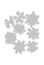 SIZZIX SIZZIX TIM HOLTZ SCRIBBLY SNOWFLAKES THINLITS DIE SET