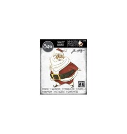 SIZZIX SIZZIX TIM HOLTZ JOLLY ST. NICK THINLITS DIE SET