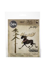 SIZZIX SIZZIX TIM HOLTZ MERRY MOOSE THINLITS DIE SET
