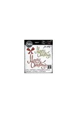 SIZZIX SIZZIX TIM HOLTZ CHRISTMAS RIBBON THINLITS DIE SET