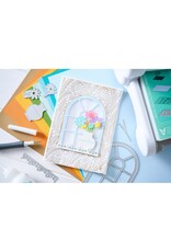 SIZZIX SIZZIX EILEEN HULL 3D TEXTURED IMPRESSIONS LACY LEAVES A5 EMBOSSING FOLDER
