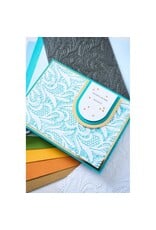 SIZZIX SIZZIX EILEEN HULL 3D TEXTURED IMPRESSIONS LACY LEAVES A5 EMBOSSING FOLDER