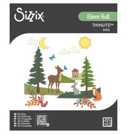 SIZZIX SIZZIX EILEEN HULL HOME SWEET HOME THINLITS DIE SET