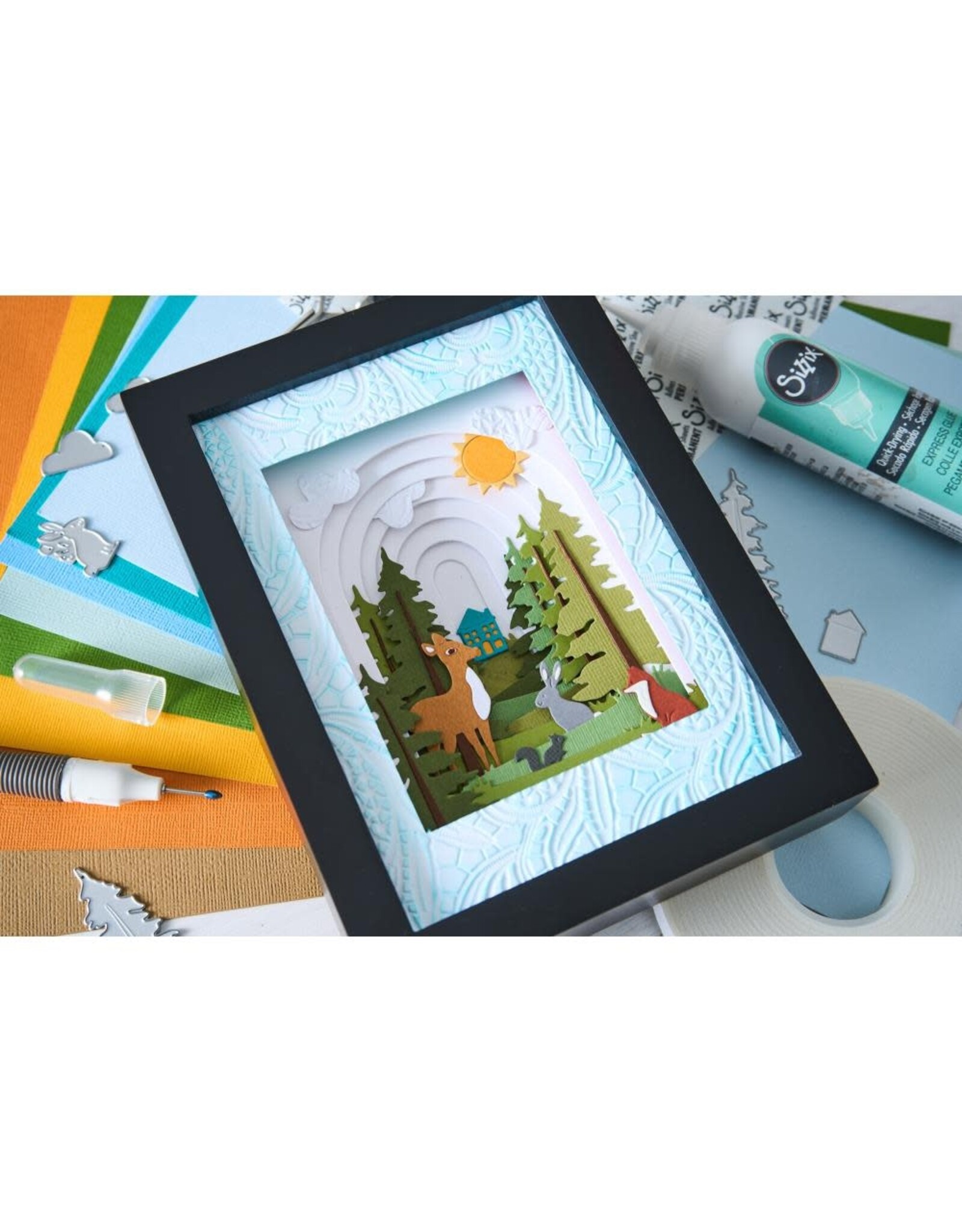 SIZZIX SIZZIX EILEEN HULL HOME SWEET HOME THINLITS DIE SET