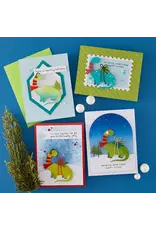SPELLBINDERS SPELLBINDERS DINO-SIZED HOLIDAY CLEAR STAMP & DIE SET