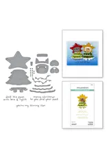 SPELLBINDERS SPELLBINDERS MERRY MISCHIEF COLLECTION DECK THE PAWS CLEAR STAMP & DIE SET