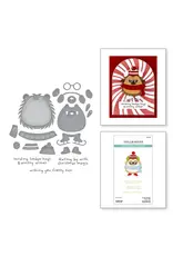 SPELLBINDERS SPELLBINDERS MERRY MISCHIEF COLLECTION HEDGE-HUGS CLEAR STAMP & DIE SET