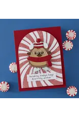 SPELLBINDERS SPELLBINDERS MERRY MISCHIEF COLLECTION HEDGE-HUGS CLEAR STAMP & DIE SET