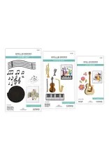 SPELLBINDERS SPELLBINDERS BIBI CAMERON BIBI'S MUSICAL NOTES COLLECTION SMALL INSTRUMENTS DIE SET BUNDLE