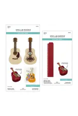 SPELLBINDERS SPELLBINDERS BIBI CAMERON BIBI'S MUSICAL NOTES COLLECTION MAJESTIC GUITAR BOX CREATOR DIE SET BUNDLE