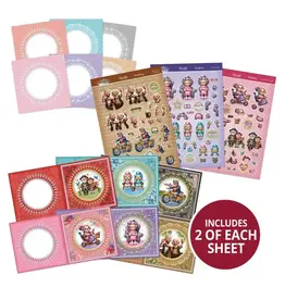 HUNKYDORY CRAFTS LTD. HUNKYDORY GOLDEN OLDIES DECOUPAGE CARD KIT