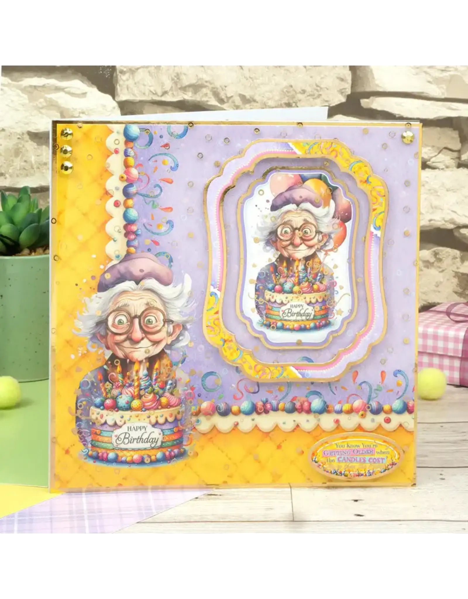 HUNKYDORY CRAFTS LTD. HUNKYDORY GOLDEN OLDIES LUXURY TOPPER COLLECTION