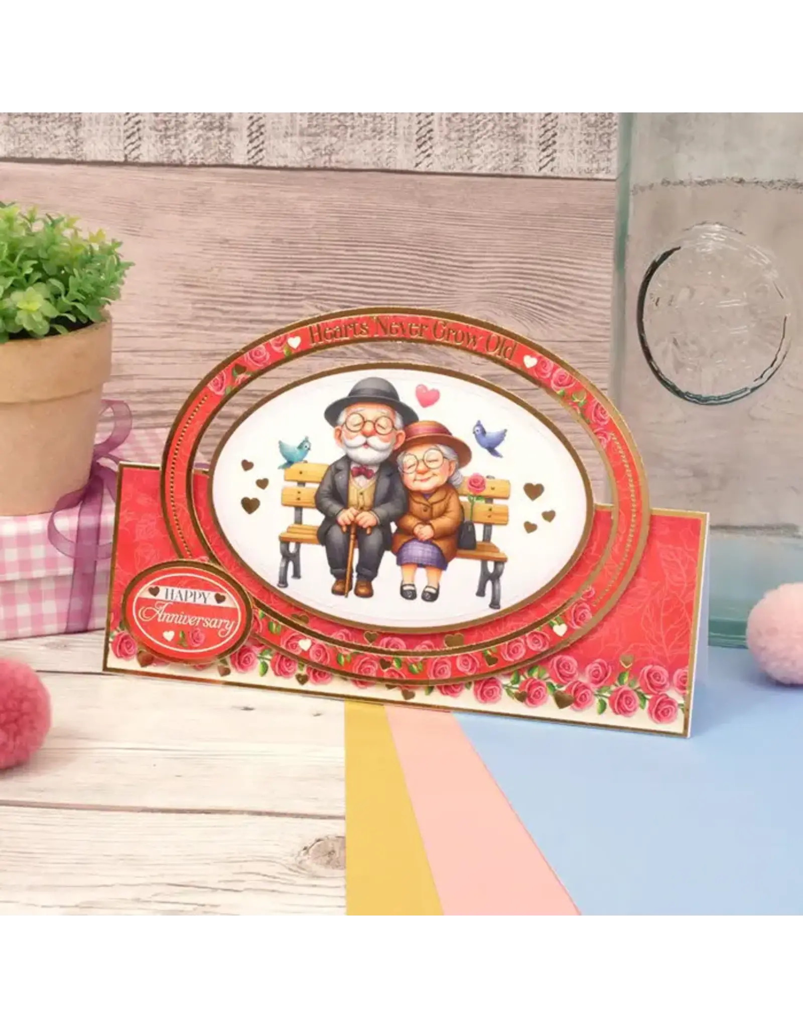 HUNKYDORY CRAFTS LTD. HUNKYDORY GOLDEN OLDIES LUXURY TOPPER COLLECTION