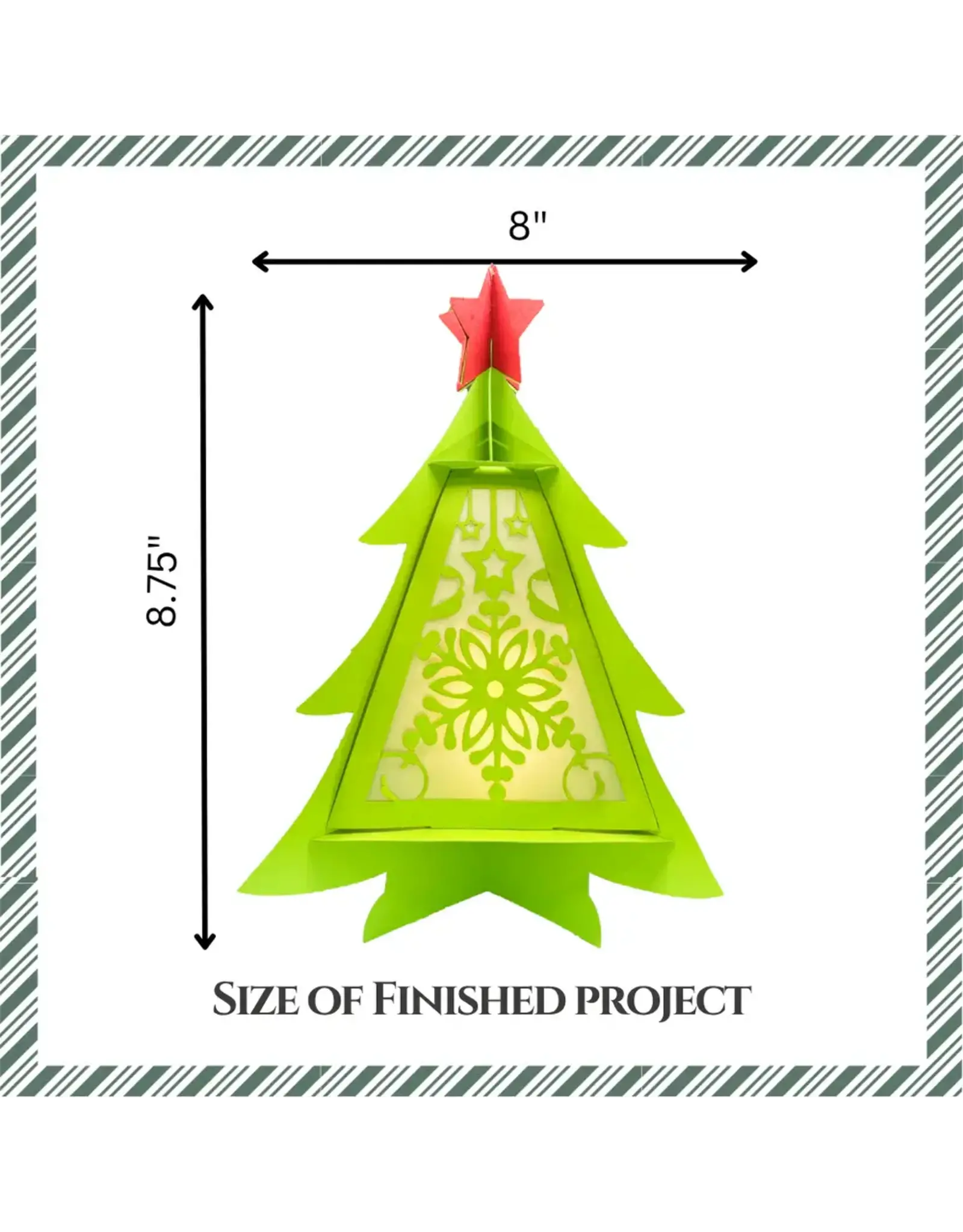 CRAFTREAT CRAFTREAT CHRISTMAS TREE DIY PAPER LANTERN