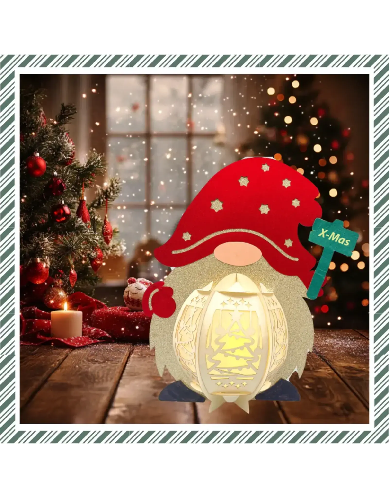 CRAFTREAT CRAFTREAT GNOME DIY PAPER LANTERN