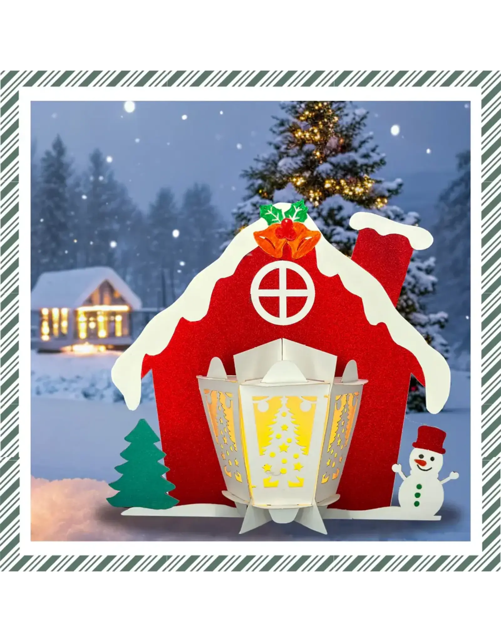 CRAFTREAT CRAFTREAT WINTER HOUSE DIY PAPER LANTERN