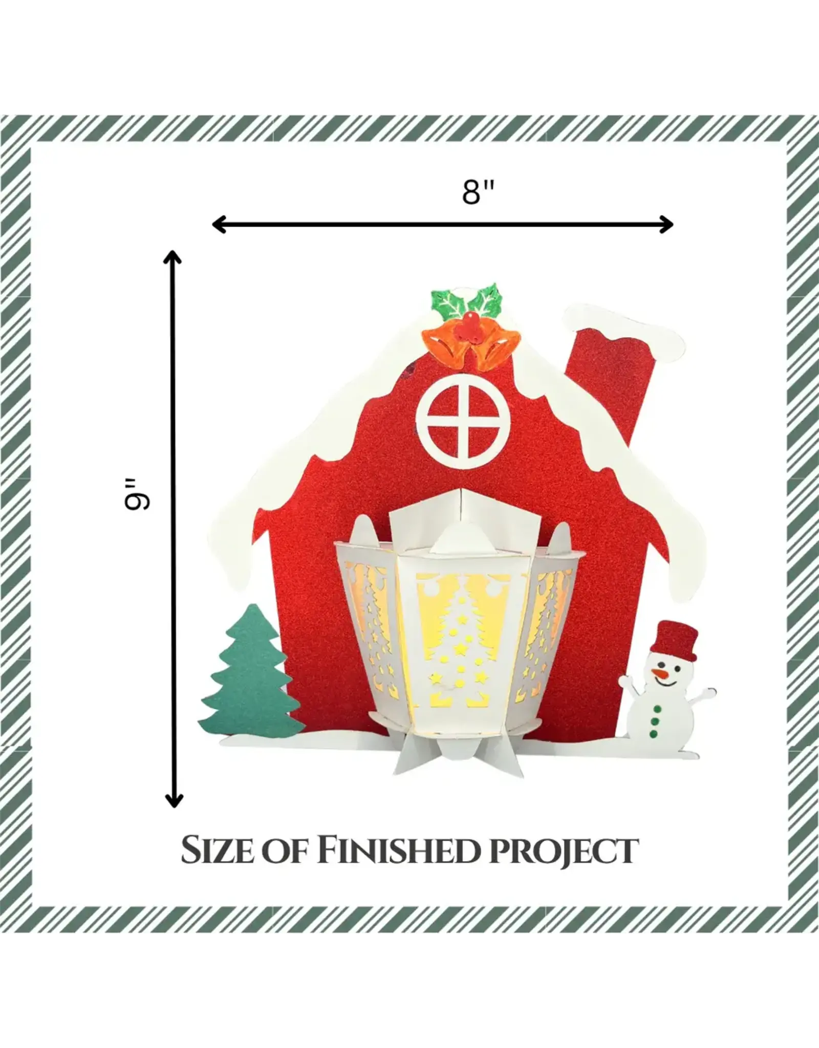 CRAFTREAT CRAFTREAT WINTER HOUSE DIY PAPER LANTERN