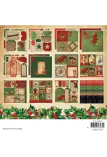 STUDIOLIGHT STUDIOLIGHT ESSENTIALS COLLECTION VINTAGE CHRISTMAS 8x8 MIXED PAPER PAD STUDIOLIGHT STUDIOLIGHT ESSENTIALS COLLECTION VINTAGE CHRISTMAS 8x8 MIXED PAPER PAD