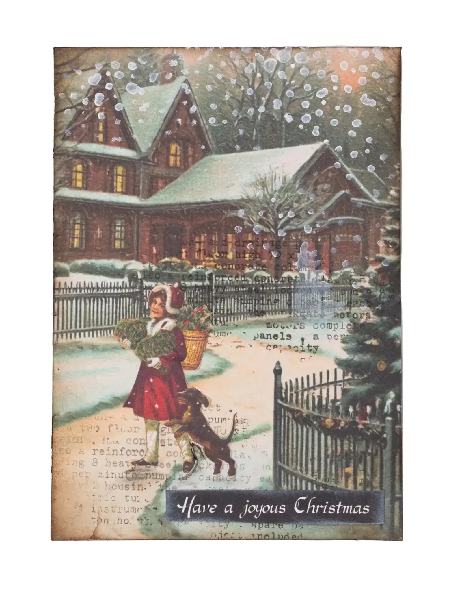 STUDIOLIGHT STUDIOLIGHT ESSENTIALS COLLECTION VINTAGE CHRISTMAS DESIGNER PAPER PAD