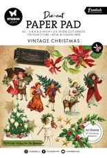 STUDIOLIGHT STUDIOLIGHT ESSENTIALS COLLECTION VINTAGE CHRISTMAS PAPER PAD DIE-CUTS STUDIOLIGHT STUDIOLIGHT ESSENTIALS COLLECTION VINTAGE CHRISTMAS PAPER PAD DIE-CUTS
