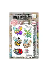 AALL & CREATE AALL & CREATE JANET KLEIN #1301 CREEPY CRAWLIES A7 CLEAR STAMP SET