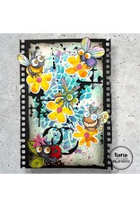 AALL & CREATE AALL & CREATE JANET KLEIN #1301 CREEPY CRAWLIES A7 CLEAR STAMP SET