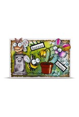 AALL & CREATE AALL & CREATE JANET KLEIN #1301 CREEPY CRAWLIES A7 CLEAR STAMP SET