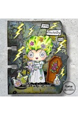 AALL & CREATE AALL & CREATE JANET KLEIN #1300 FRANKIE'S BRIDE A7 CLEAR STAMP SET
