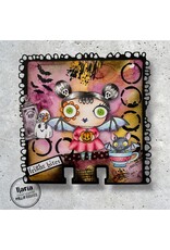 AALL & CREATE AALL & CREATE JANET KLEIN #1299 FRIGHT BITES A7 CLEAR STAMP SET AALL & CREATE AALL & CREATE JANET KLEIN #1299 FRIGHT BITES A7 CLEAR STAMP SET
