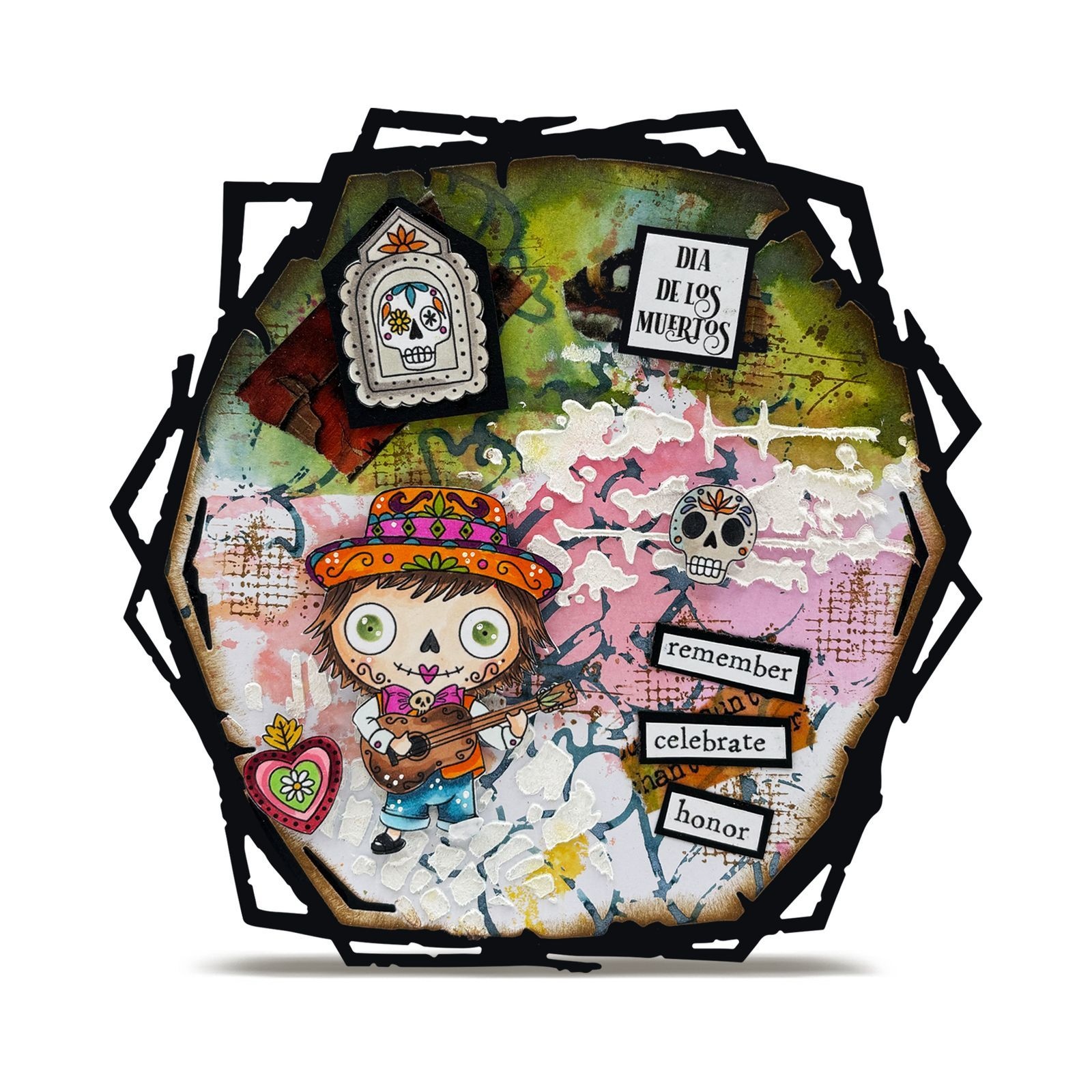 AALL & CREATE AALL & CREATE JANET KLEIN #1292 CELEBRATE HONOR A7 CLEAR STAMP SET