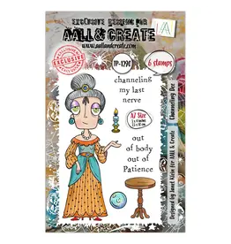 AALL & CREATE AALL & CREATE JANET KLEIN #1290 CHANNELING DEE A7 CLEAR STAMP SET