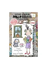 AALL & CREATE AALL & CREATE JANET KLEIN #1289 ZOMBDEE A7 CLEAR STAMP SET