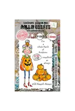 AALL & CREATE AALL & CREATE JANET KLEIN #1288 GOURDEE A7 CLEAR STAMP SET