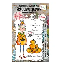 AALL & CREATE AALL & CREATE JANET KLEIN #1288 GOURDEE A7 CLEAR STAMP SET