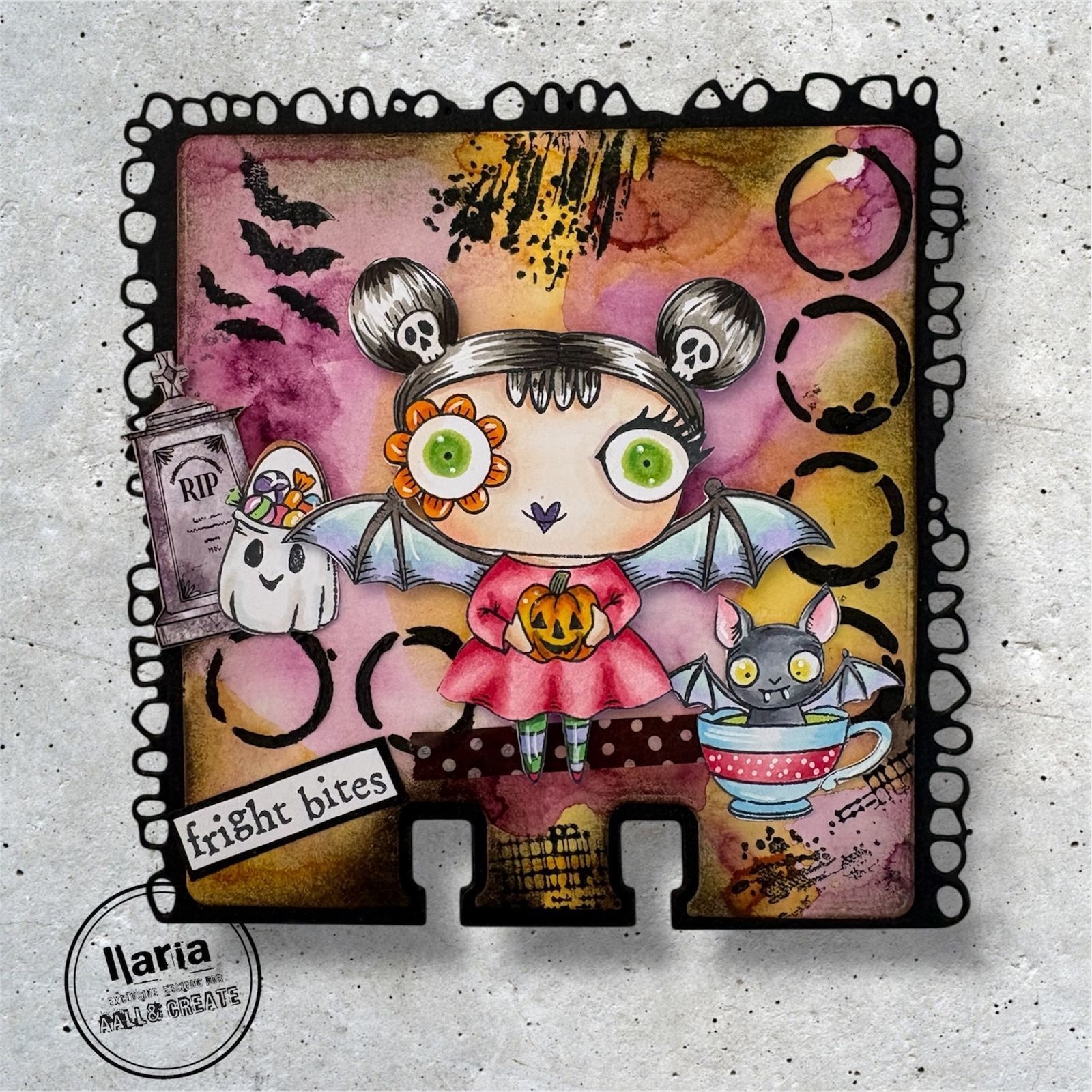 AALL & CREATE AALL & CREATE JANET KLEIN #EP-94 CREEPY CURIOSITIES EPHEMERA DIE CUTS 118/PK