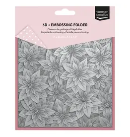 VAESSEN CREATIVE VAESSEN CREATIVE CHRISTMAS ROSE 3D EMBOSSING FOLDER