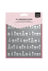 VAESSEN CREATIVE VAESSEN CREATIVE CHRISTMAS VILLAGE 3D EMBOSSING FOLDER