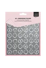 VAESSEN CREATIVE VAESSEN CREATIVE WAX SEAL 3D EMBOSSING FOLDER