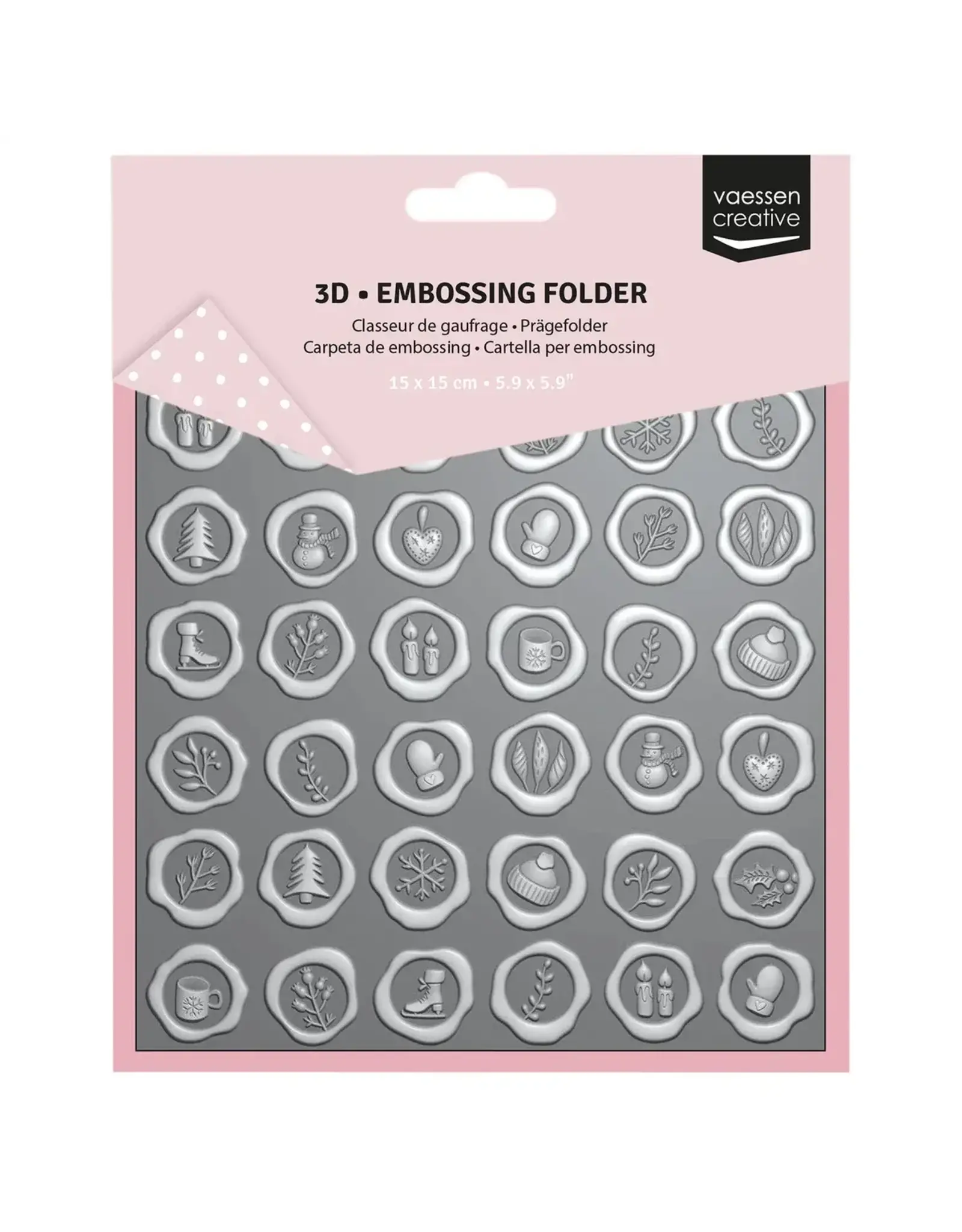 VAESSEN CREATIVE VAESSEN CREATIVE WAX SEAL 3D EMBOSSING FOLDER
