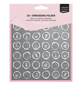 VAESSEN CREATIVE VAESSEN CREATIVE WAX SEAL 3D EMBOSSING FOLDER
