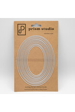 PRISM STUDIO PRISM STUDIO CHROMA-CUTS NESTING DIE SET: STITCHED OVALS DIE SET