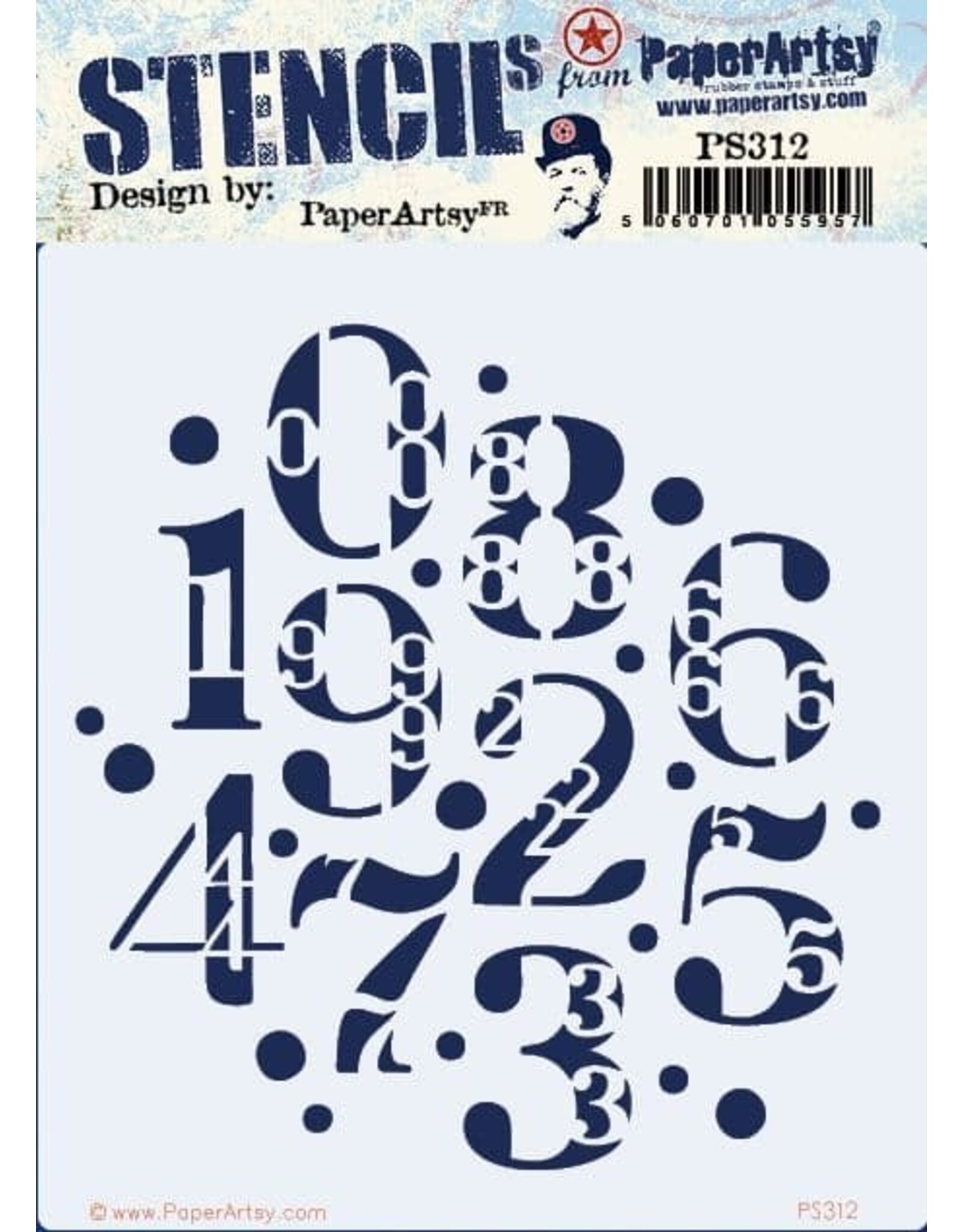 PAPER ARTSY PAPER ARTSY HOT PICKS PS312 STENCIL