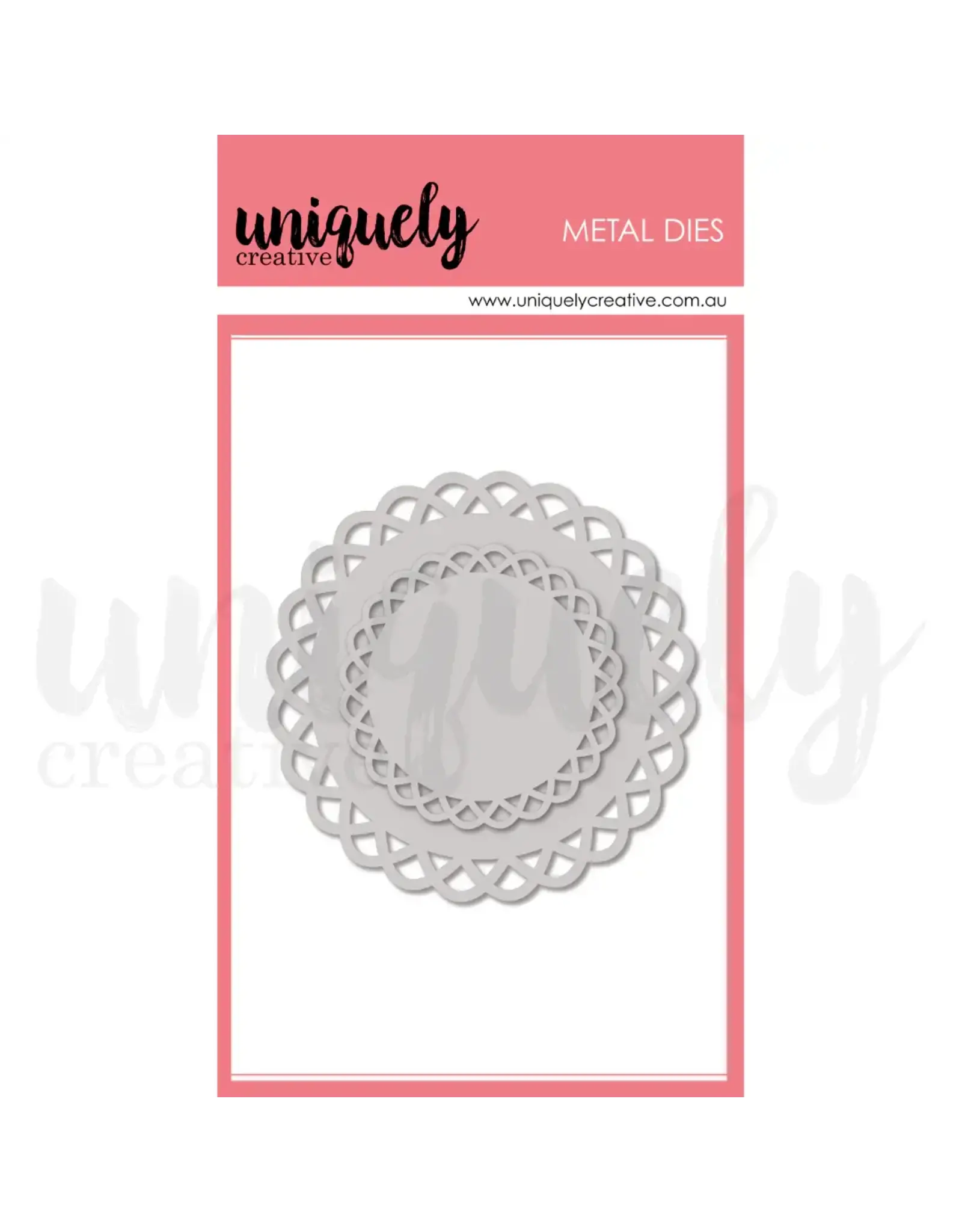 UNIQUELY CREATIVE UNIQUELY CREATIVE LACE EDGE CIRCLE DIE SET