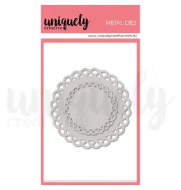 UNIQUELY CREATIVE UNIQUELY CREATIVE LACE EDGE CIRCLE DIE SET