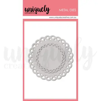 UNIQUELY CREATIVE UNIQUELY CREATIVE LACE EDGE CIRCLE DIE SET
