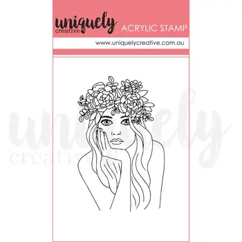 UNIQUELY CREATIVE UNIQUELY CREATIVE DAHLIA MARK MAKING MINI CLEAR STAMP