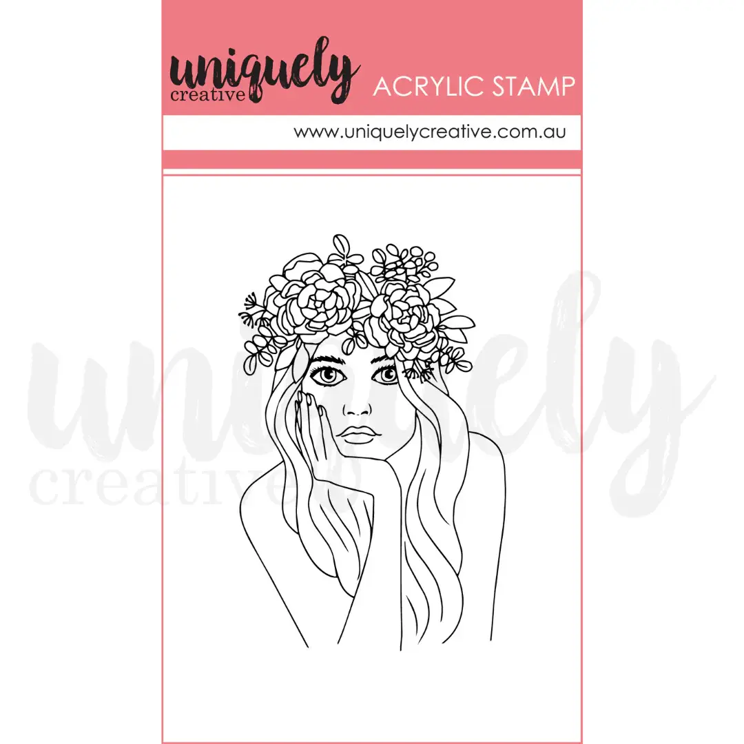 UNIQUELY CREATIVE UNIQUELY CREATIVE DAHLIA MARK MAKING MINI CLEAR STAMP