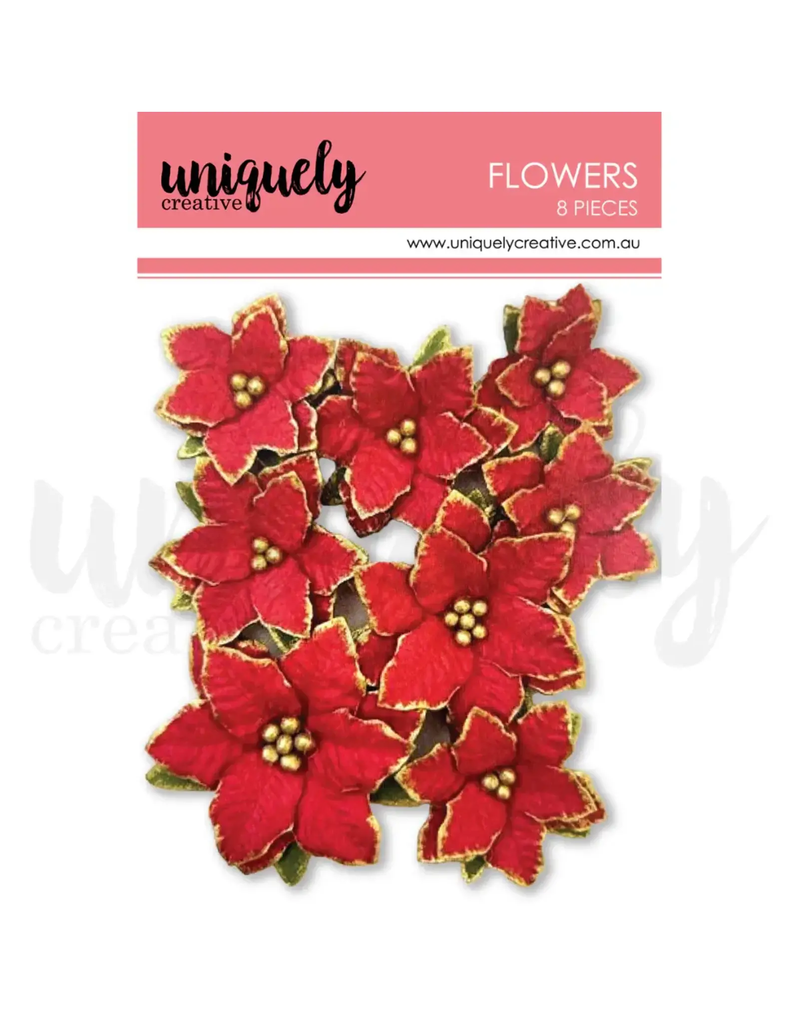 UNIQUELY CREATIVE UNIQUELY CREATIVE CHRISTMAS POINSETTIA FLOWERS