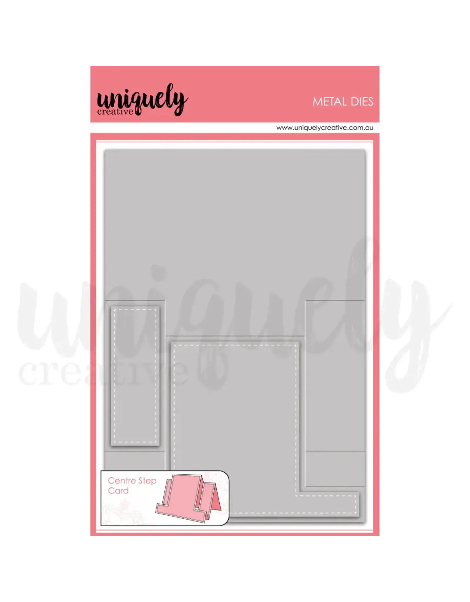 UNIQUELY CREATIVE UNIQUELY CREATIVE CENTRE STEPPER CARD DIE SET